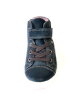 TT KIDS SHOOTING STAR TEX WATERPROOF GREY ELASTICATED LACE/ VELCRO HI TOP