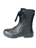 SUPERFIT ABBY LACE 1-000608-0010 BLACK GORETEX LEATHER BOOT