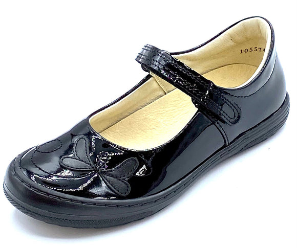 FRODDO MIA DF 3140171 BLACK PATENT DRAGONFLY MARY JANE
