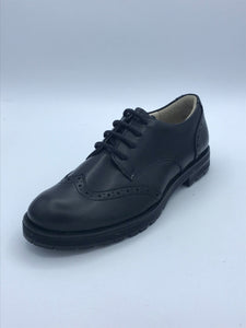 FRODDO CHARLIE 4130080 BLACK LEATHER BROGUE LACE SHOE 2023