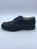 FRODDO CHARLIE 4130080 BLACK LEATHER BROGUE LACE SHOE 2023