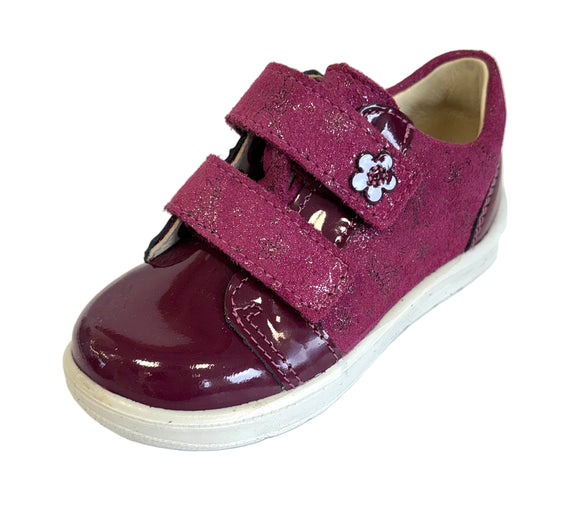 RICOSTA JASMINE FUSCHIA PATENT/ SUEDE TRAINER
