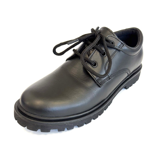TERM BAILEY BLACK LEATHER LACE SHOE