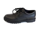 TERM BAILEY BLACK LEATHER LACE SHOE