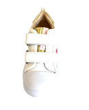 SHOESME SH24S001-A WHITE FLOWER/BEE VELCRO TRAINER