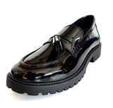 HUSH PUPPIES ABIGAIL CHUNKY TASSEL PATENT LOAFER