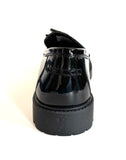 HUSH PUPPIES ABIGAIL CHUNKY TASSEL PATENT LOAFER