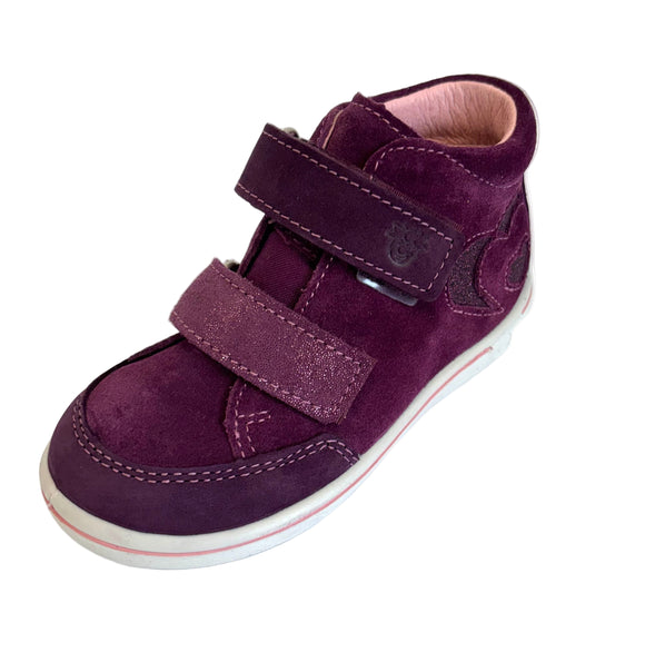 RICOSTA SINI PLUM VELCRO  WATERPROOF ANKLE BOOT