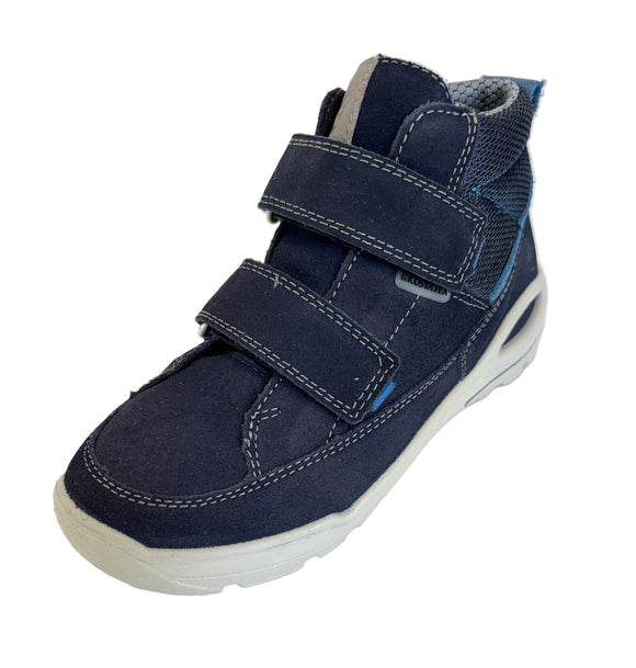 RICOSTA SKIP NAVY HI TOP WATERPROOF ANKLE BOOT