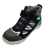 RICOSTA ACTIVE BLACK/GREY/GREEN HI TOP WATERPROOF ANKLE BOOT