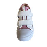 SHOESME SH26S010-A WHITE RAINBOW/BUTTERFLY VELCRO TRAINER