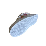 SHOESME SH26S010-A WHITE RAINBOW/BUTTERFLY VELCRO TRAINER