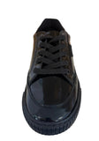 HUSH PUPPIES EVELYN BLACK PATENT LACE