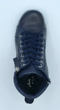 ANDREA CONTI LADIES NAVY HI TOP LACE ANKLE BOOT