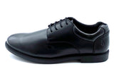 HUSH PUPPIES TIM CLASSIC BLACK LEATHER LACE