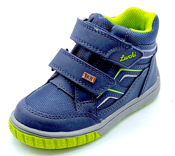 LURCHI JORGE TEX NAVY/GREEN ANKLE BOOT  33-14619-42