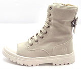 SHOESME BEIGE SUEDE LACE BOOT SW22W029-A